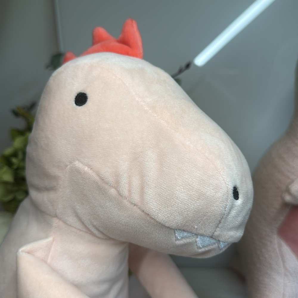 Pillowfort Pink Dinosaur Plushie - Picture 7 of 8